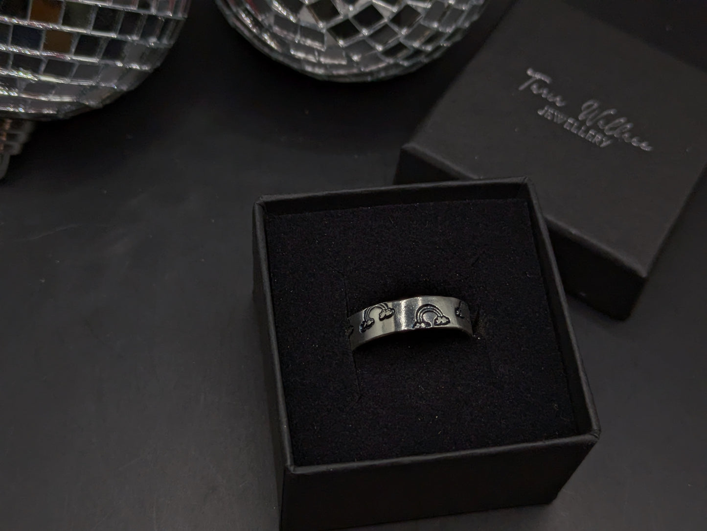 Rainbow Silver Ring