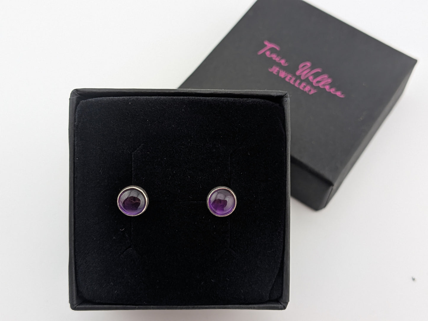 Amethyst Studs