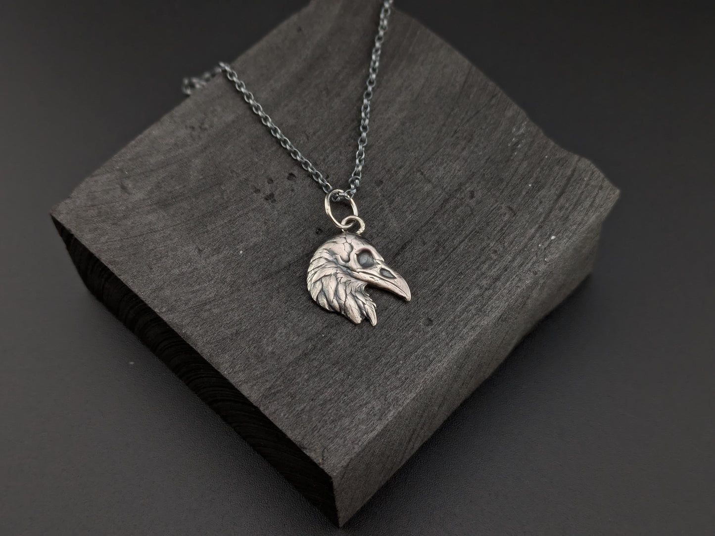 Raven Skull Pendant
