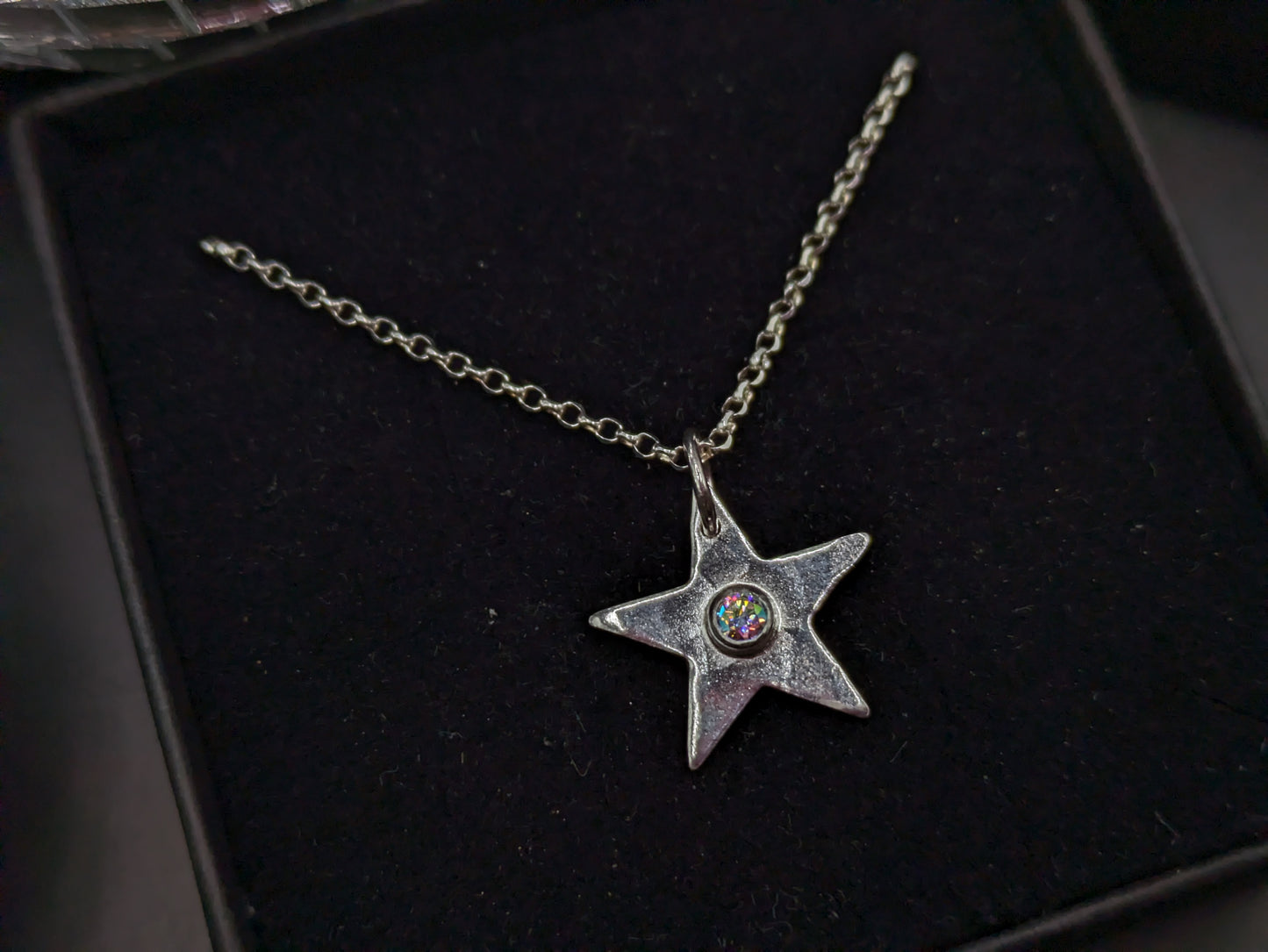 Cubic Zirconia Star Necklace