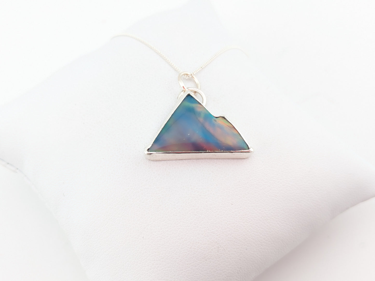 Aurora Opal Mountain Pendant