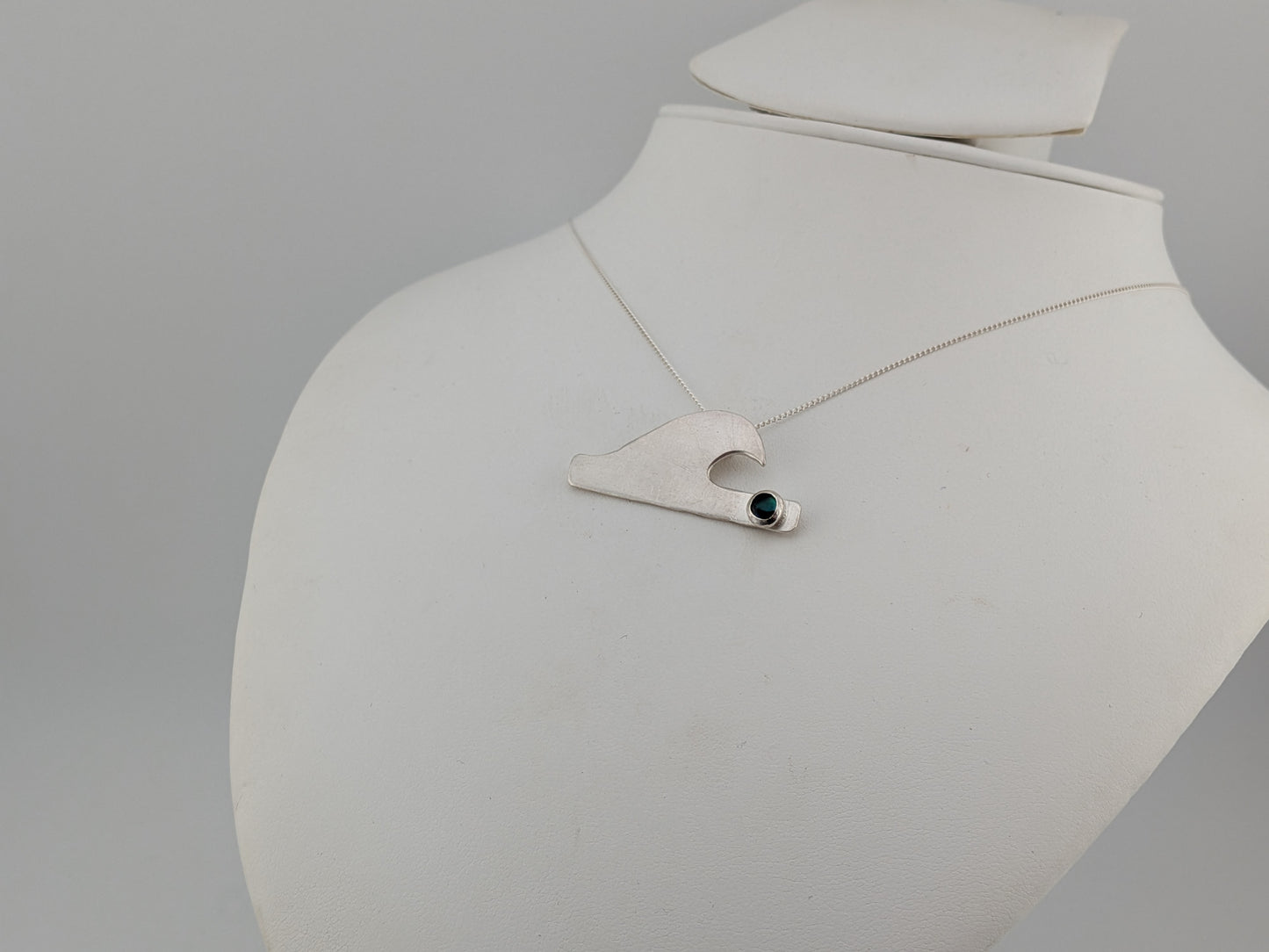 Silver Wave Pendant