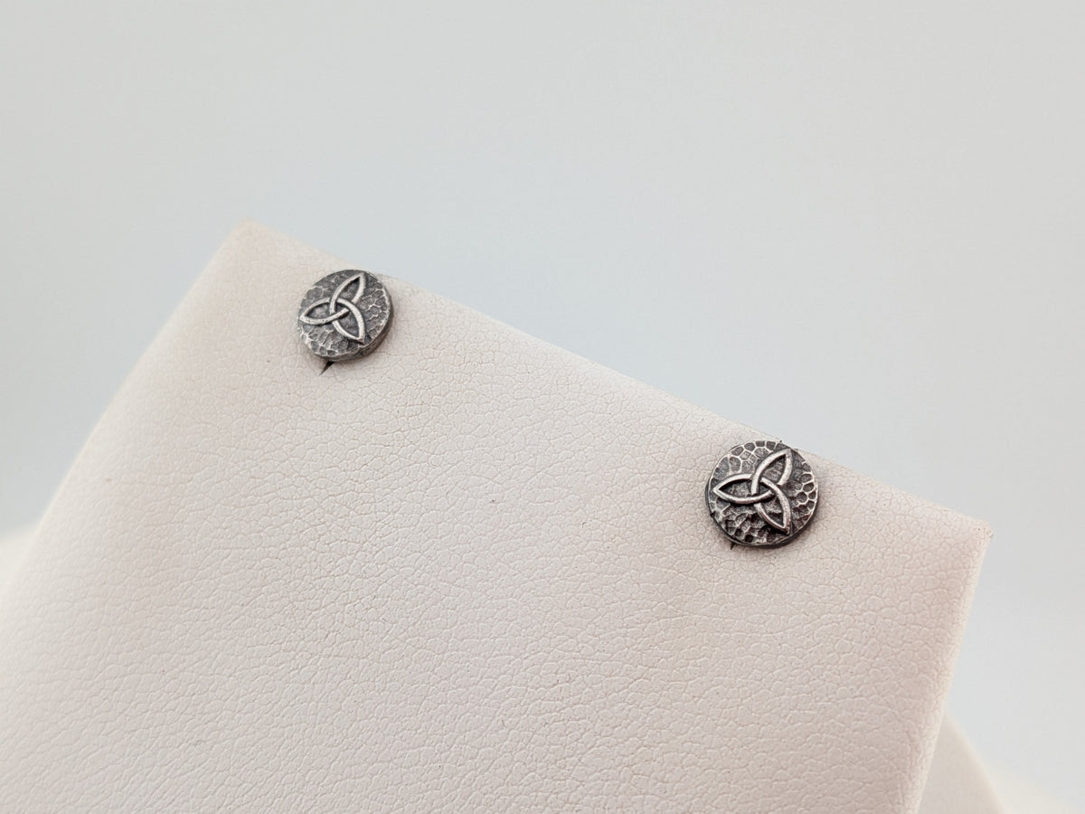 Mini Celtic Triquetra Studs