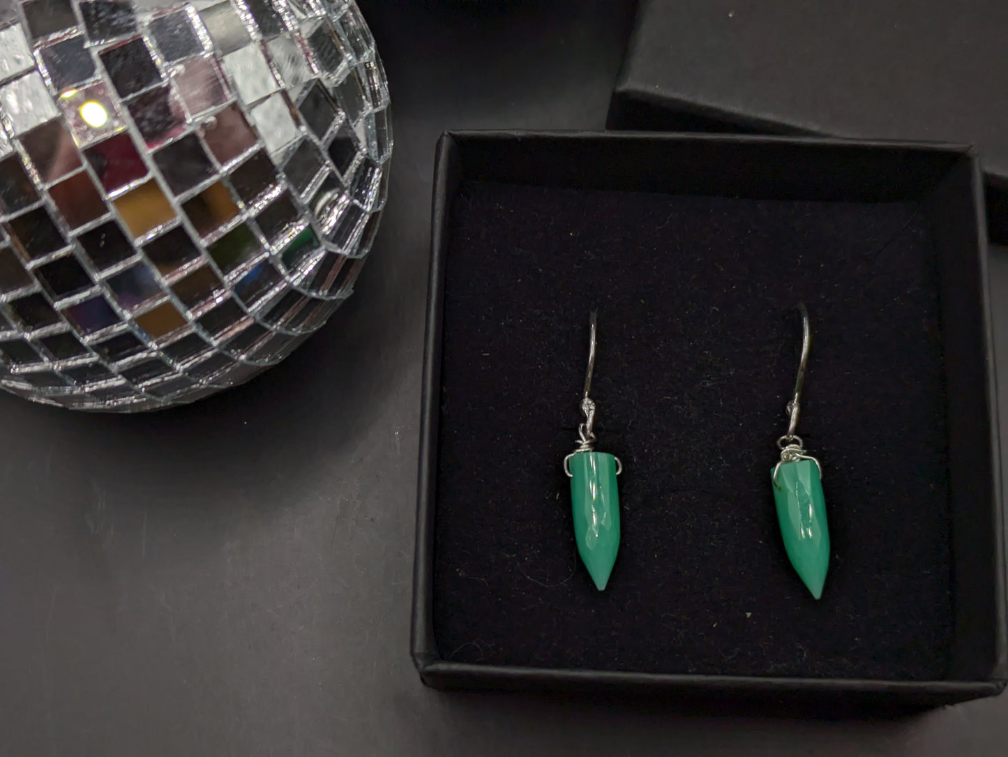 Chrysoprase Bullet Drops