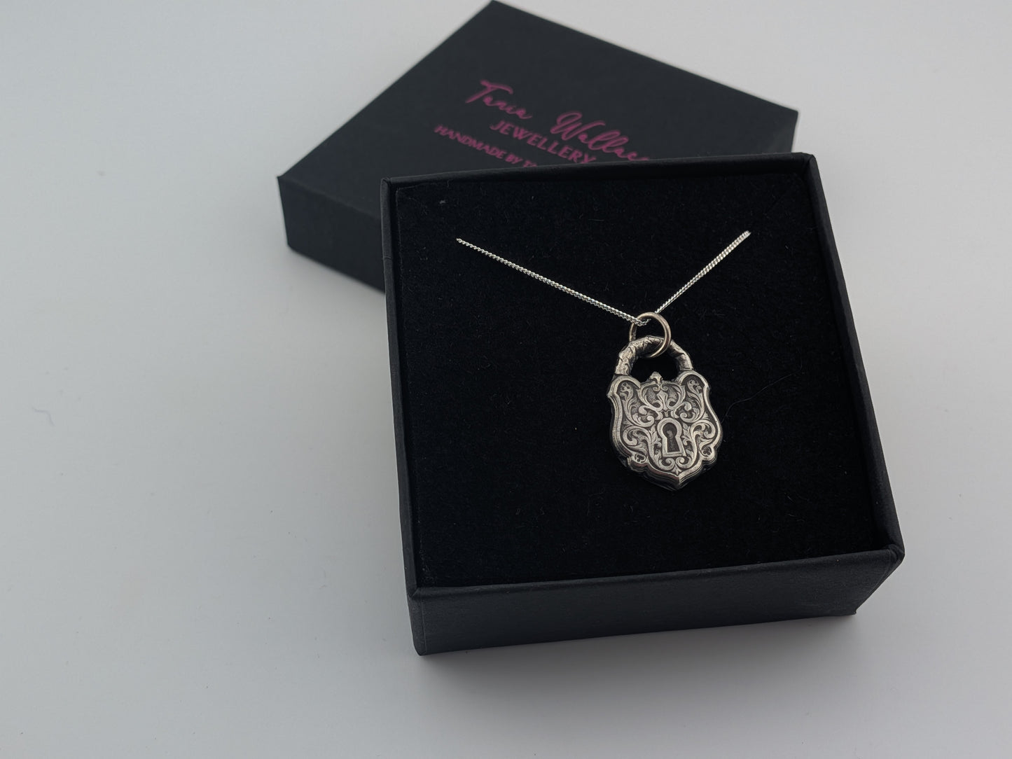 Ornate Padlock Style Pendant