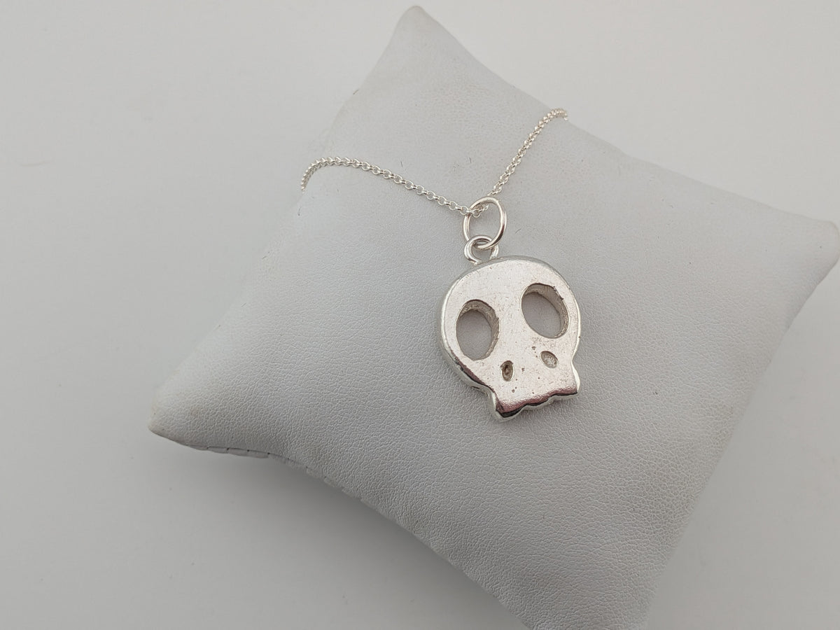 Sand Cast Skull Pendant