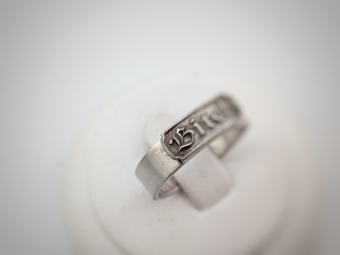 Sterling Silver Bitch Ring