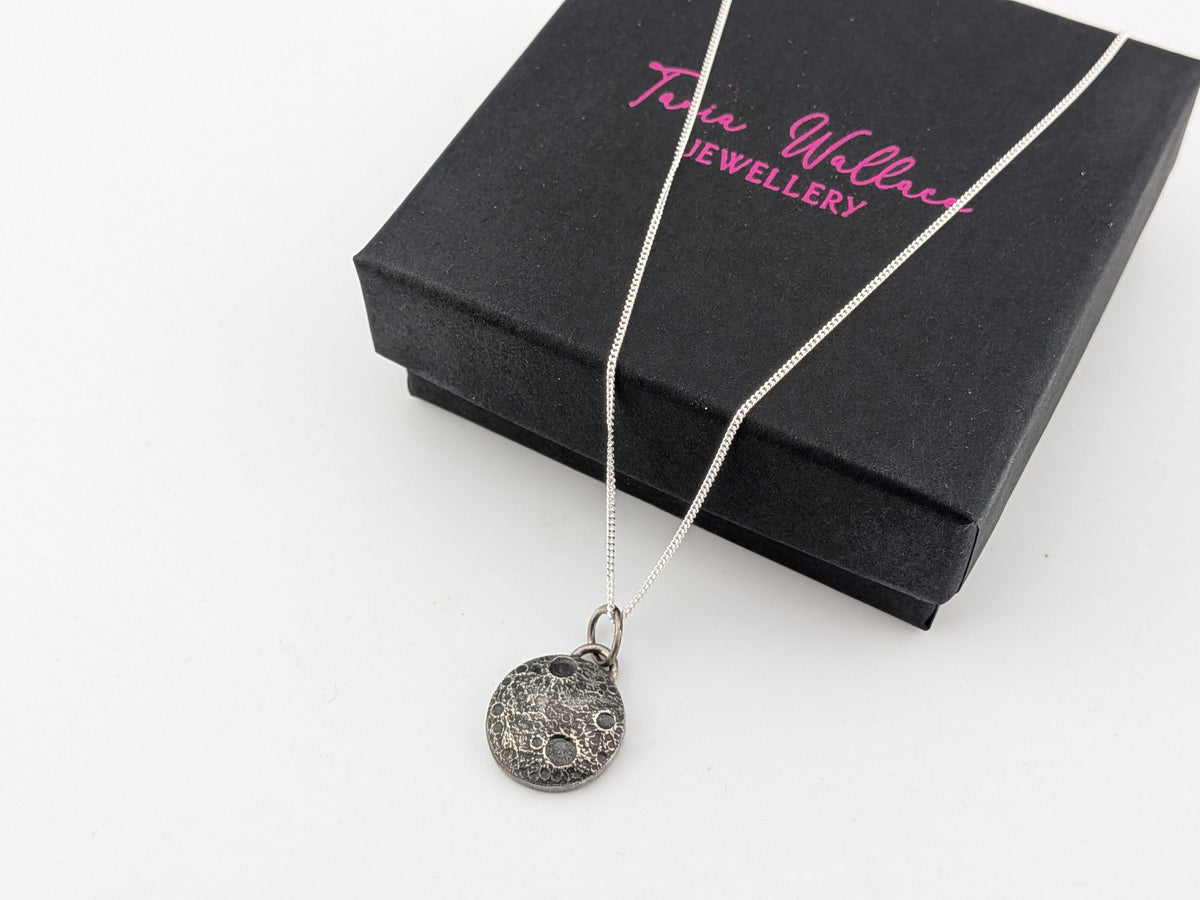 Cratered Moon Pendant