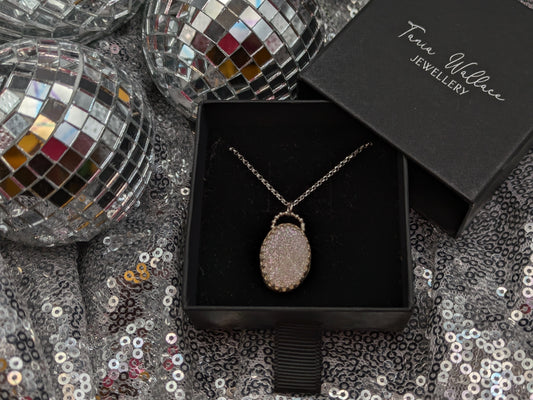 Druzy Quartz Pendant