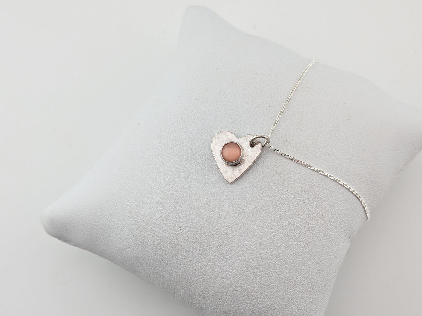 Mother of Pearl Heart Pendant
