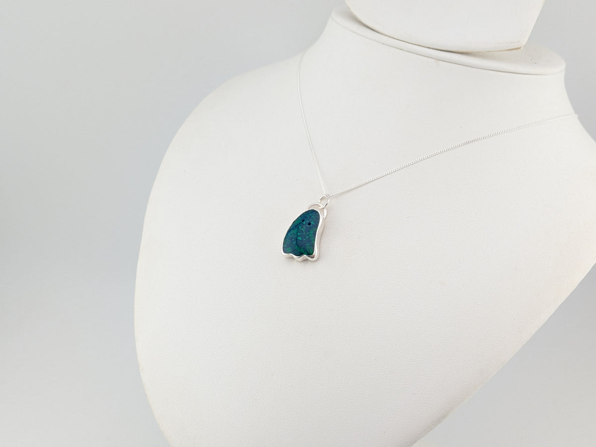 Glitter Opal Ghost Pendant