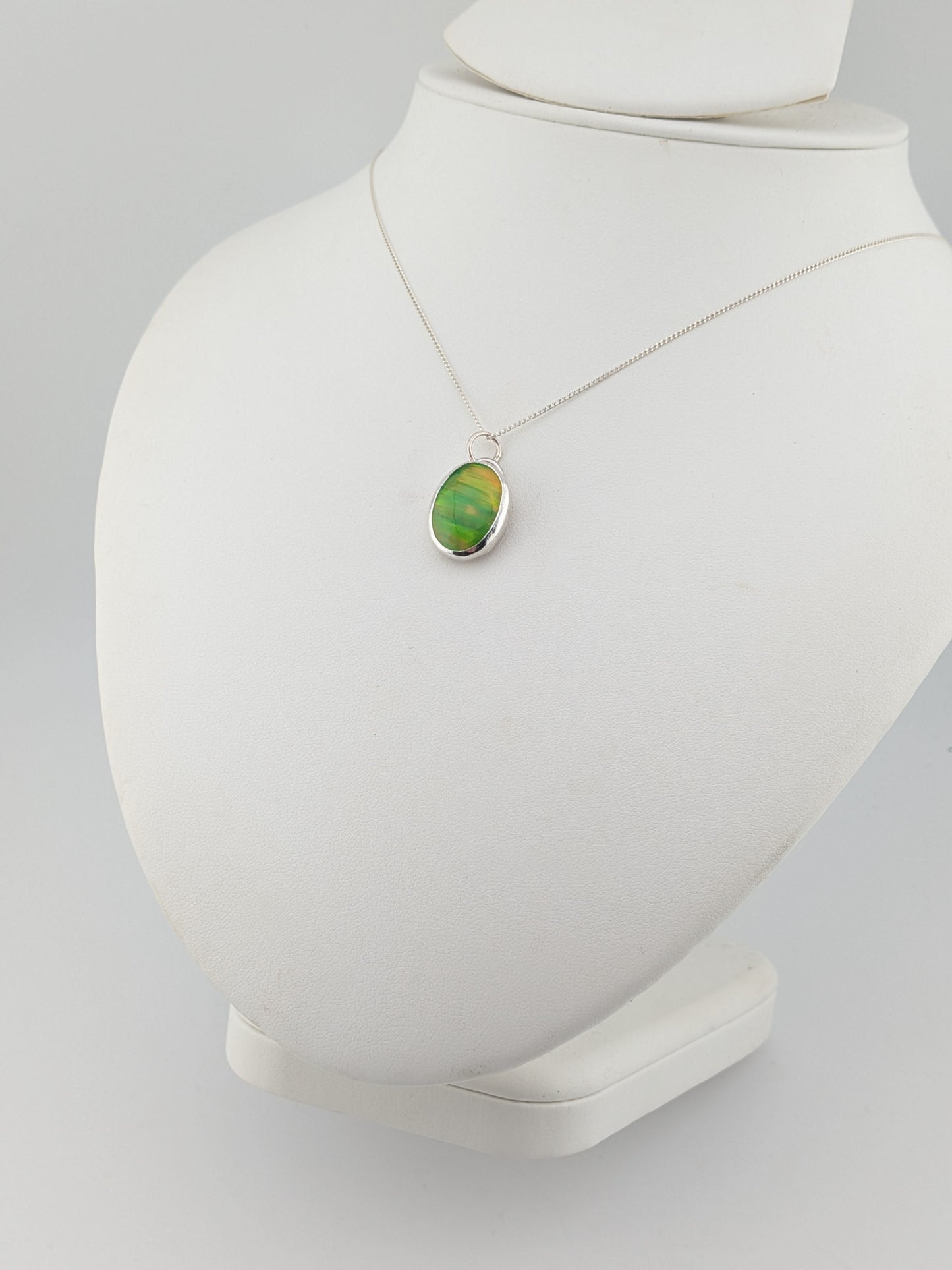 Juicy Green Bello Opal Pendant
