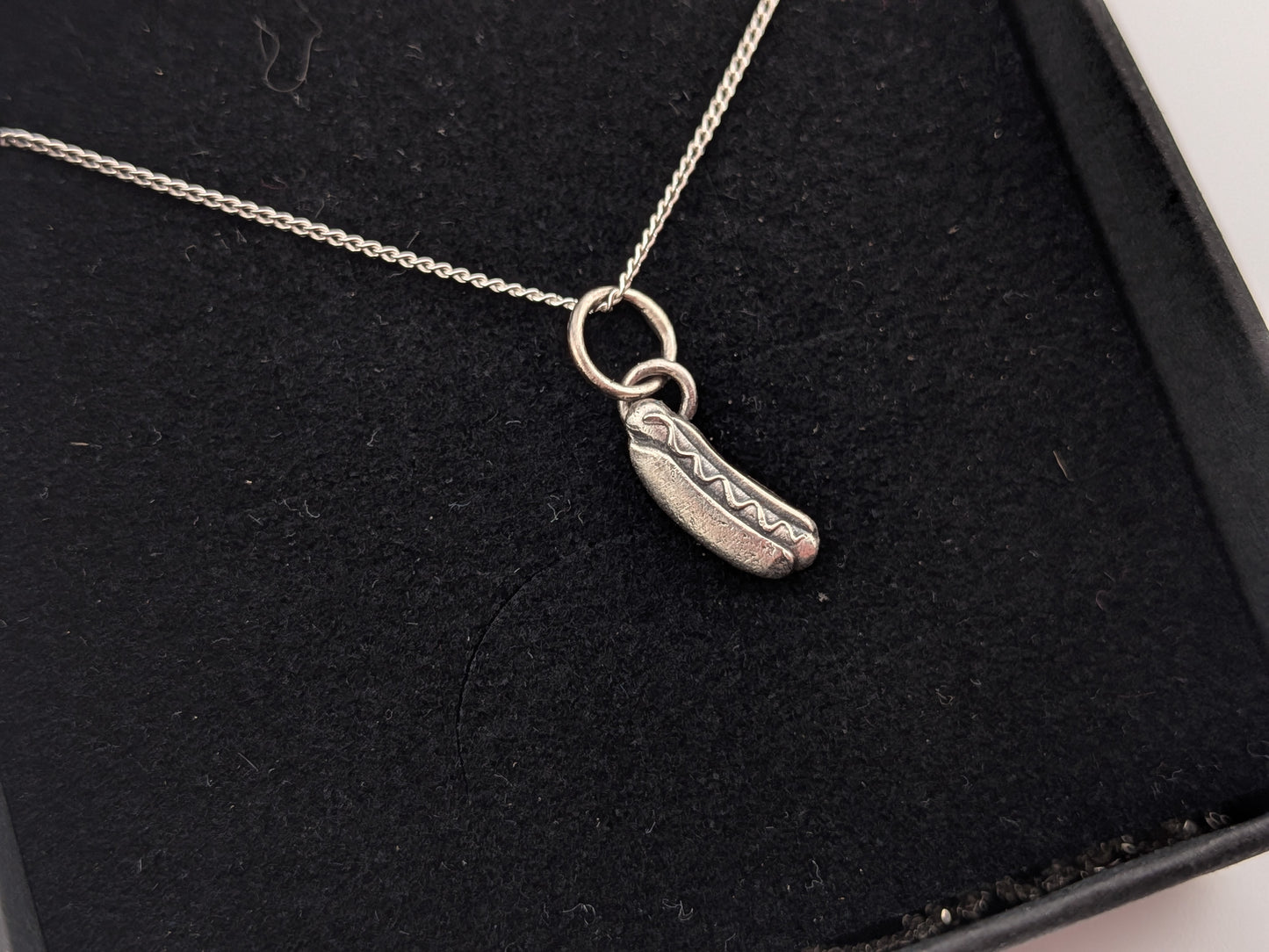 Sterling Silver Fast Food Pendant