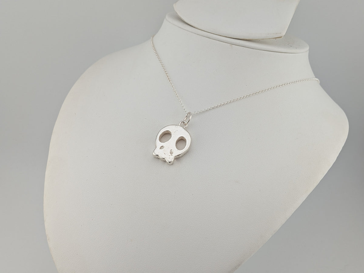 Sand Cast Skull Pendant