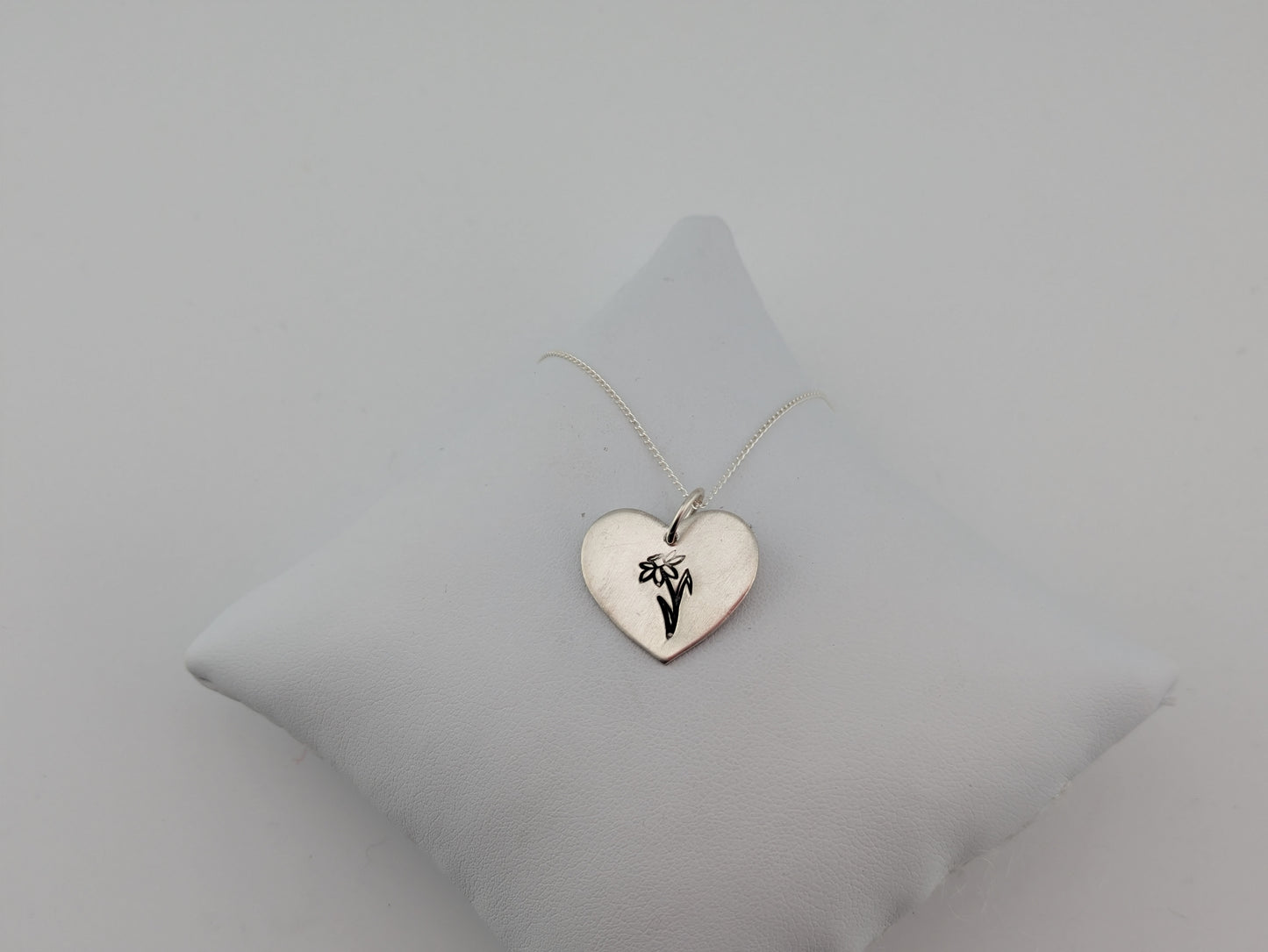 Daffodil Heart Pendant