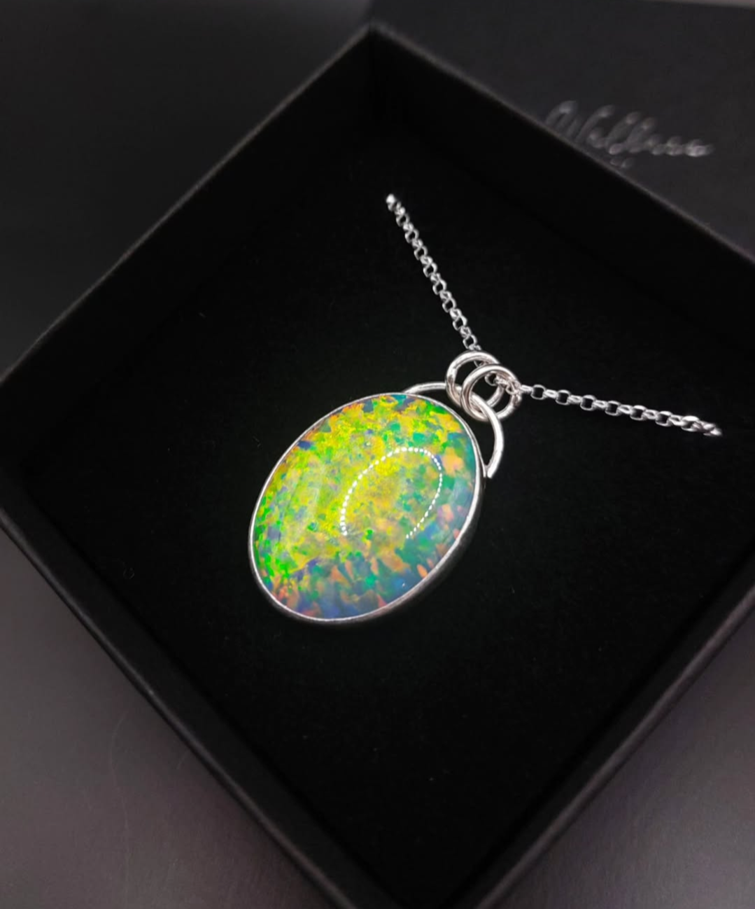 Bello Opal Sterling Silver Pendant