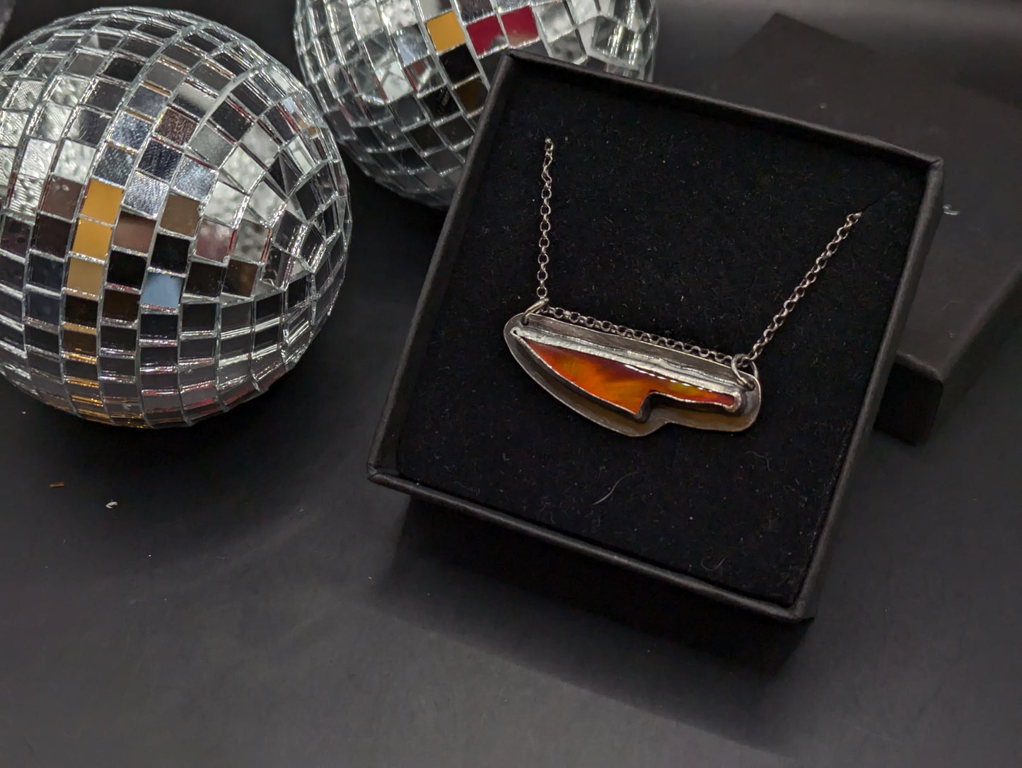 Aurora Opal Dagger Necklace