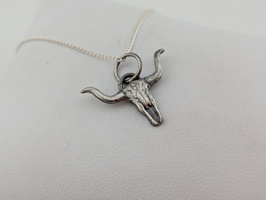 Longhorn Skull Pendant