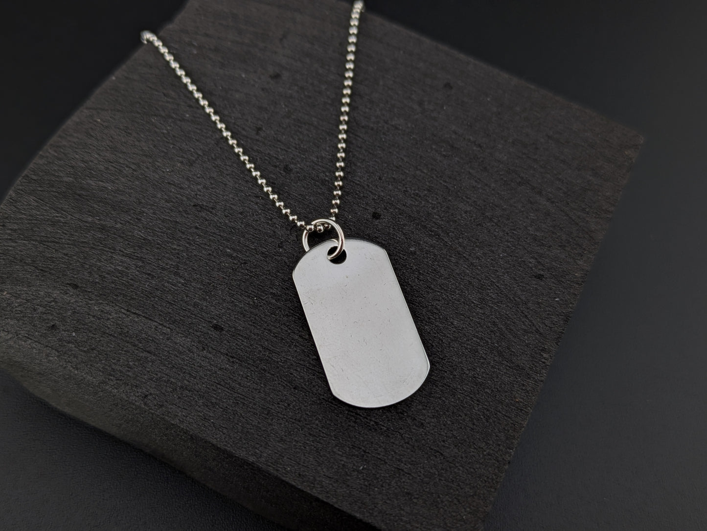Sterling Silver Dog Tag