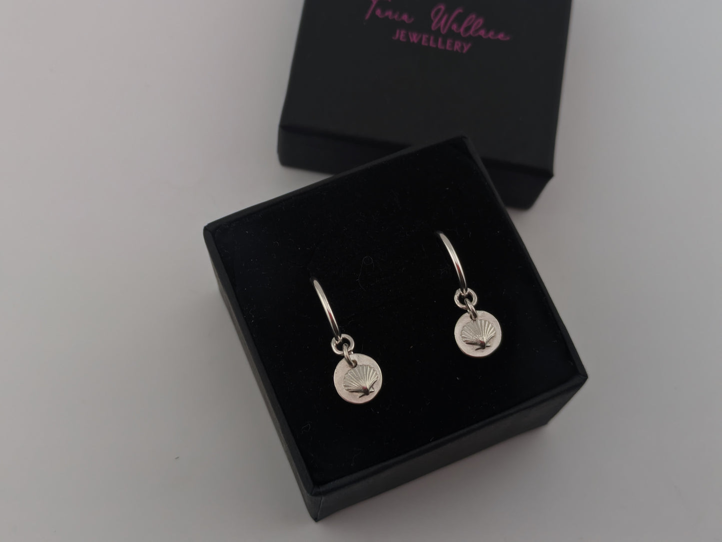 Sea Shell Drop Hoops