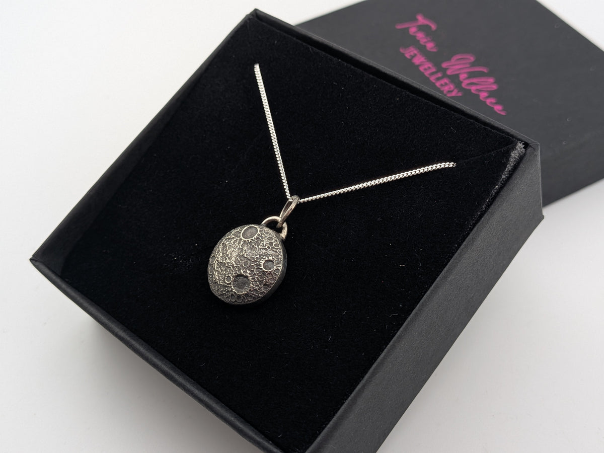 Cratered Moon Pendant
