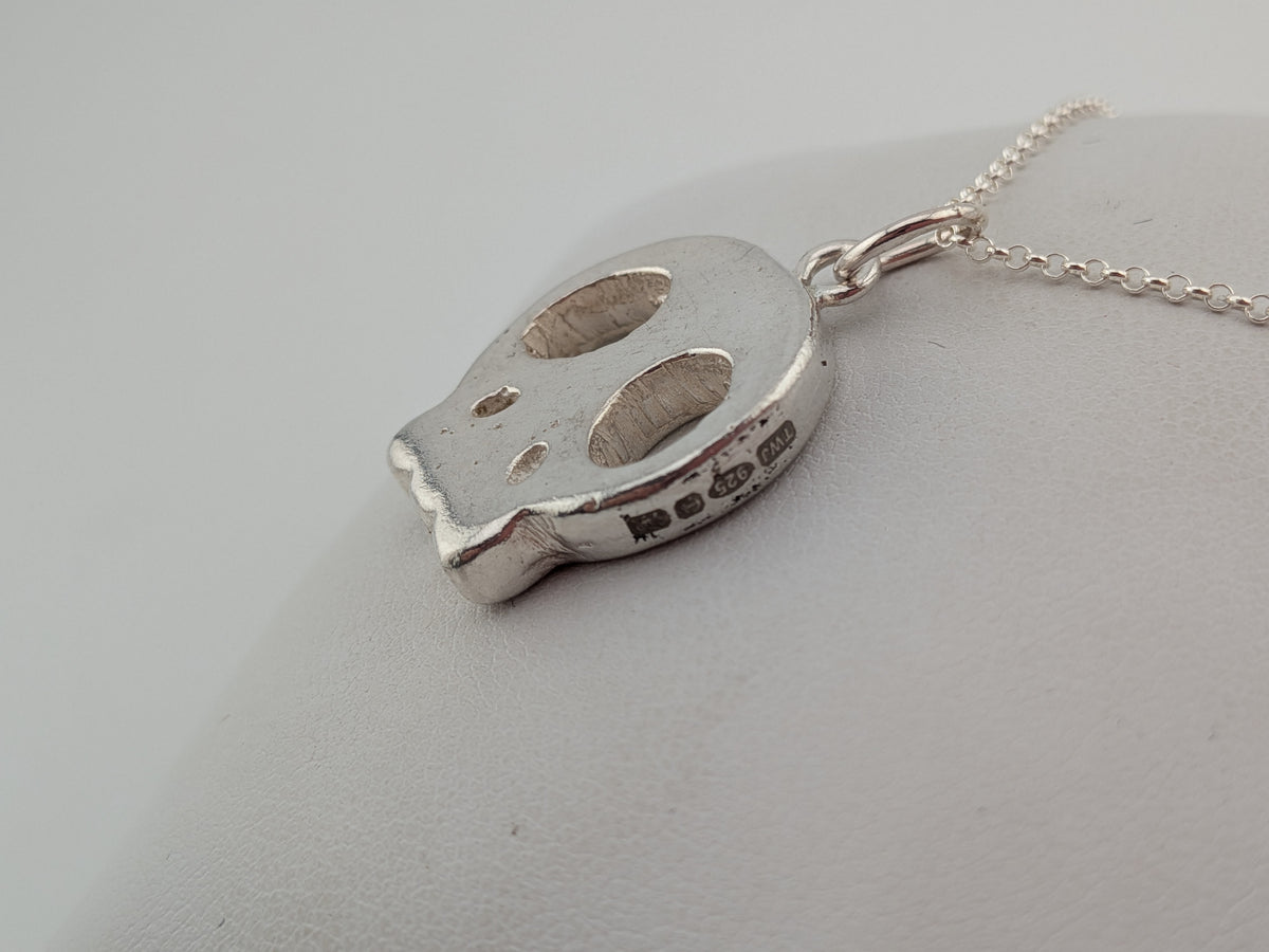 Sand Cast Skull Pendant
