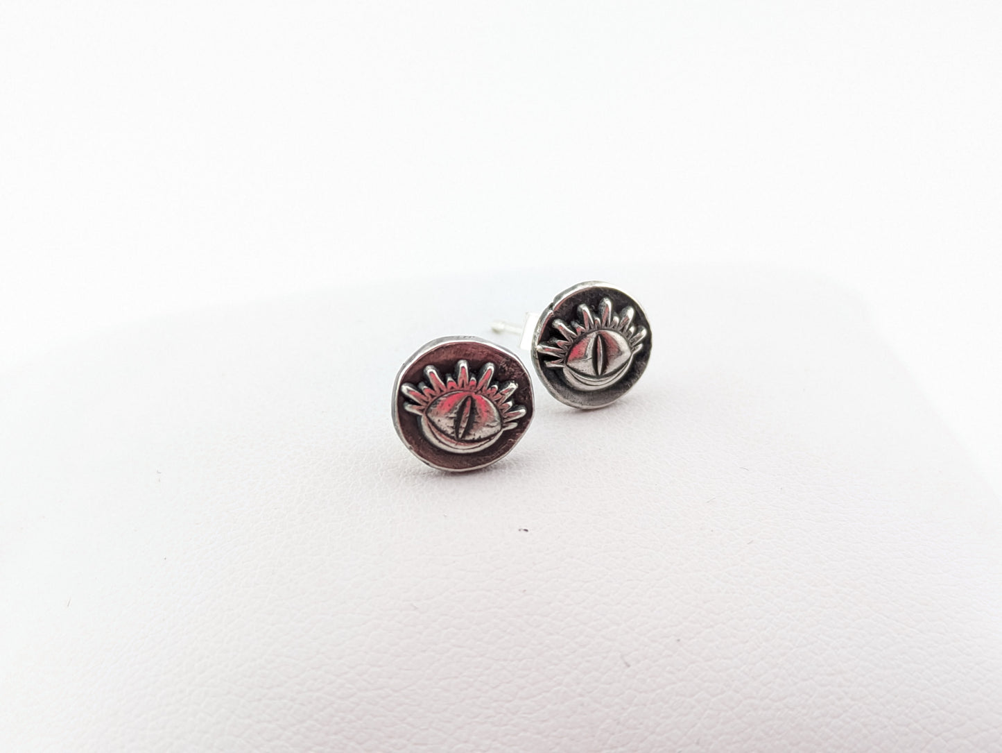 Sterling silver eye studs