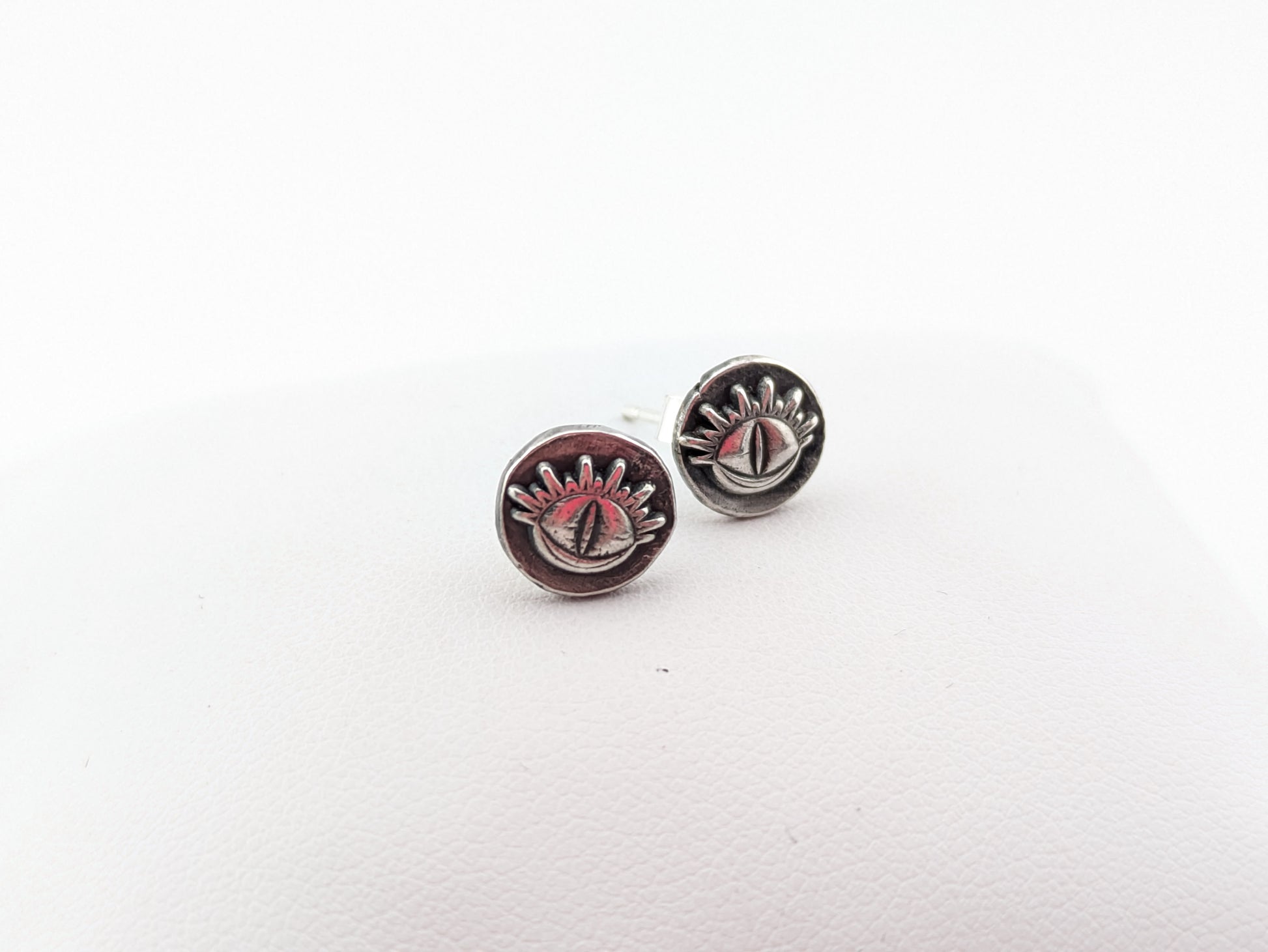 Sterling silver eye studs