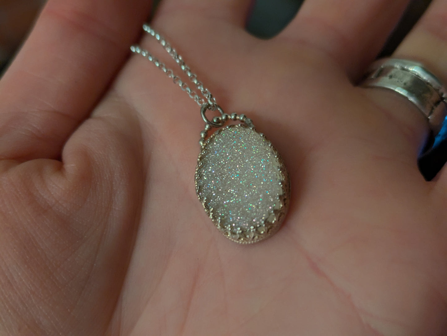 Druzy Quartz Pendant