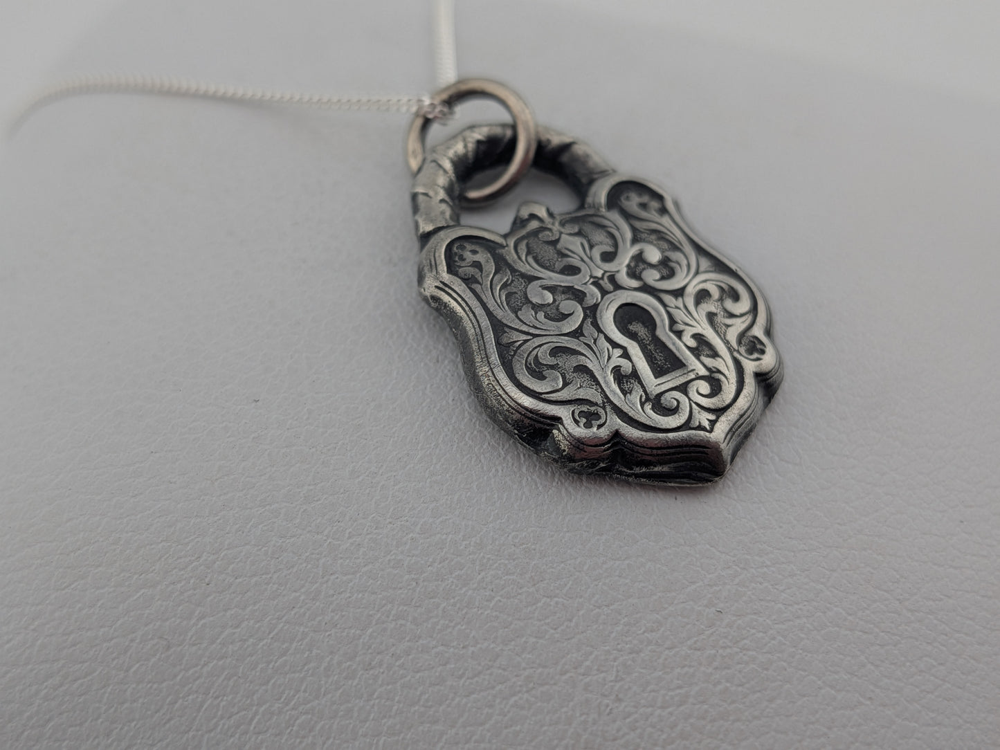 Ornate Padlock Style Pendant