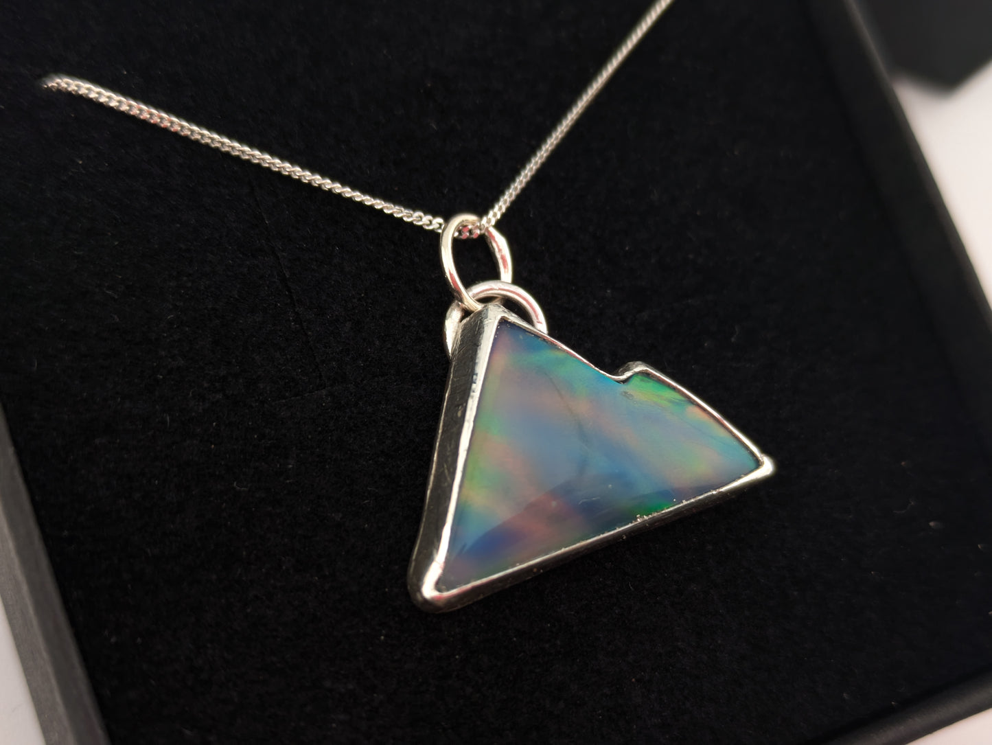 Aurora Opal Mountain Pendant