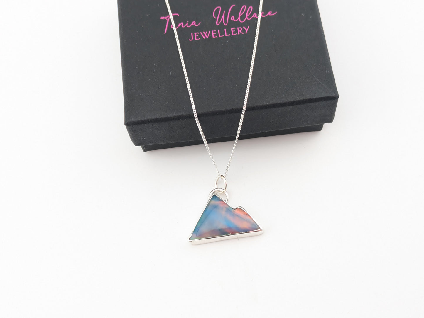 Aurora Opal Mountain Pendant