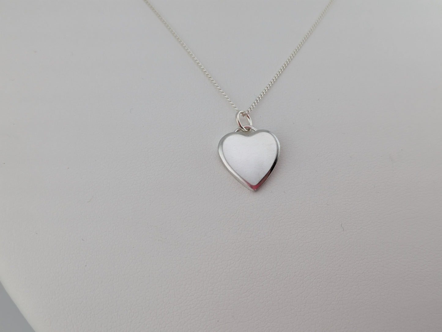 Smooth Heart Sterling Silver Pendant