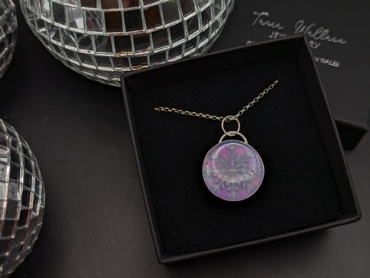 Aurora Opal Snowflake Pendant