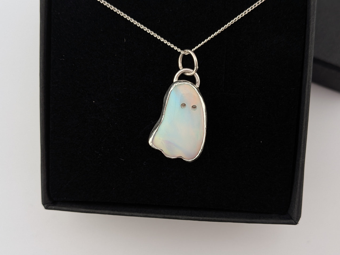 Aurora Opal Ghost Pendant