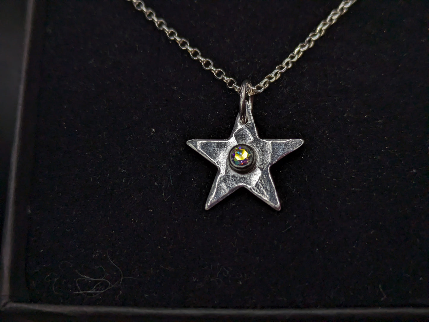 Cubic Zirconia Star Necklace
