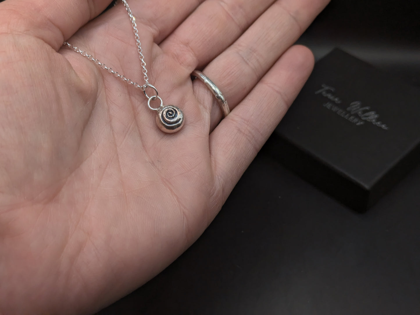 Molten Spiral Pendant