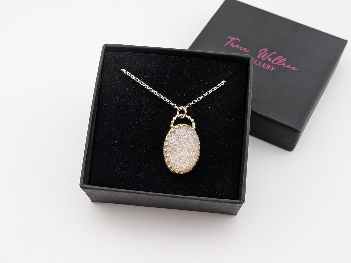 Druzy Quartz Pendant
