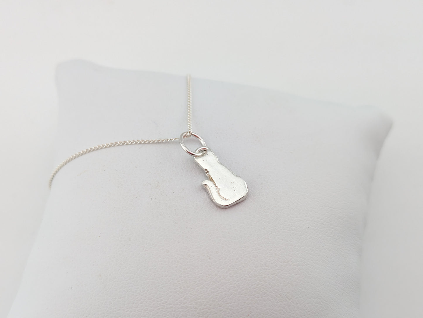 Sterling Silver Cat Pendant