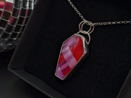 Pink Coffin Pendant
