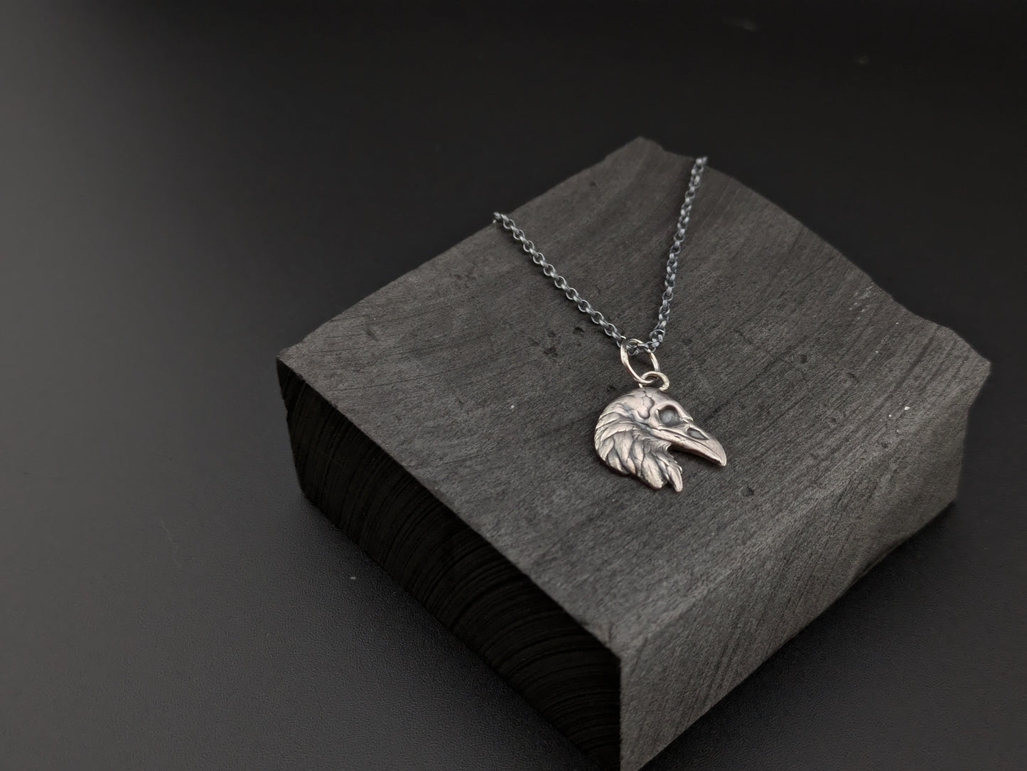 Raven Skull Pendant