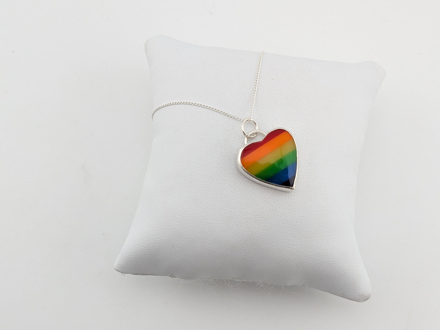 Rainbow Heart Pendant