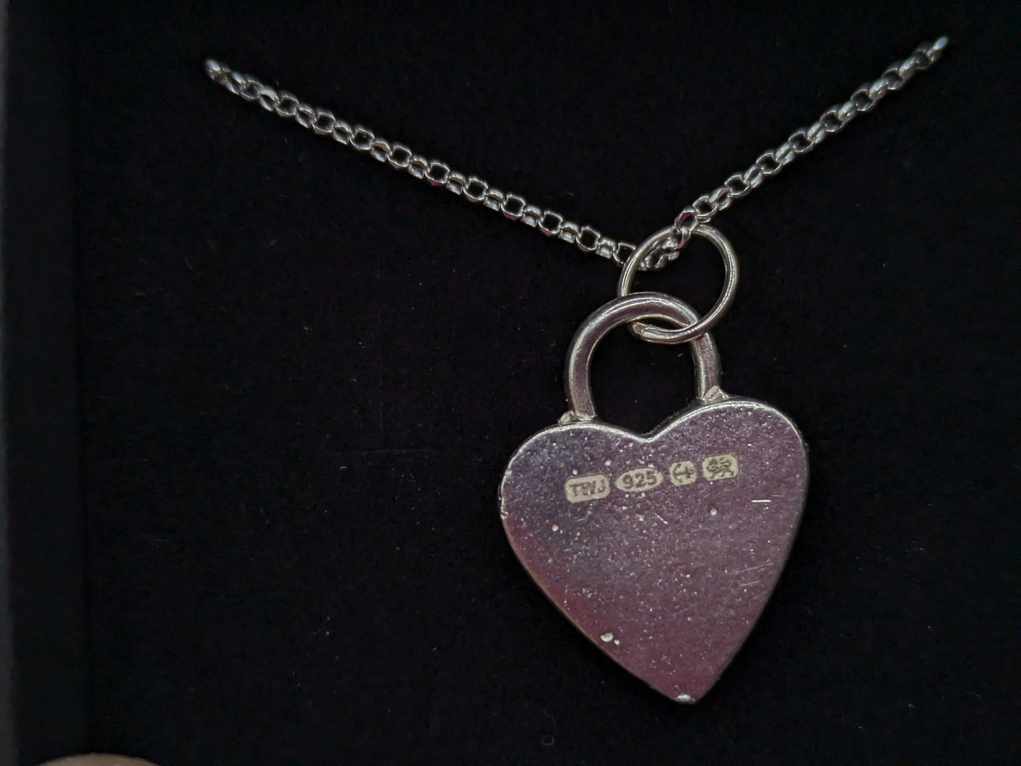 Solid Silver Heart Pendant