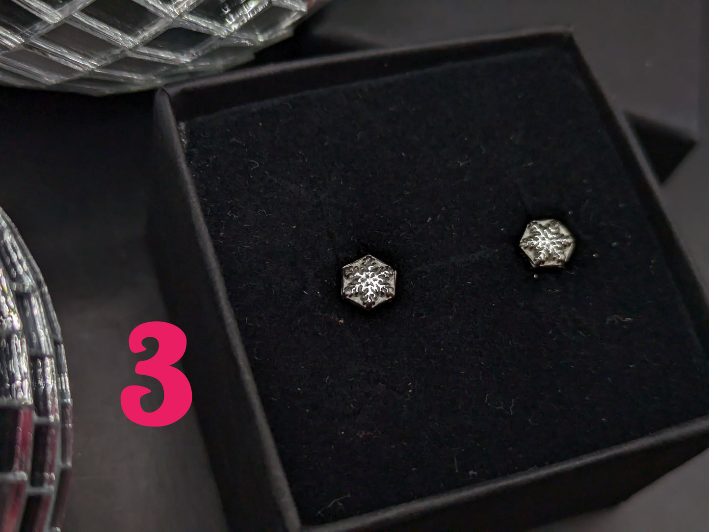 Elegant Snowflake Studs
