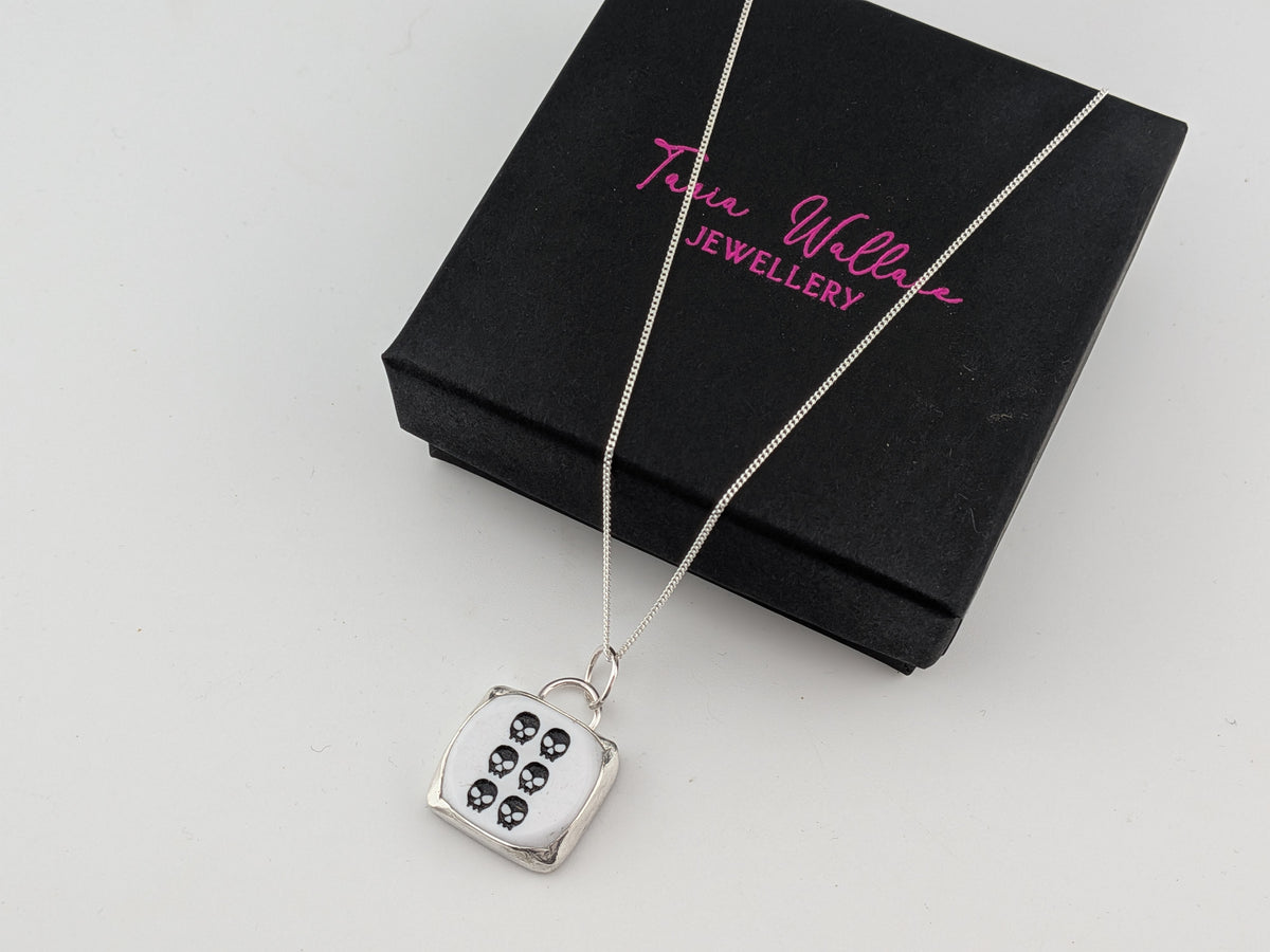 Skull Dice Necklace
