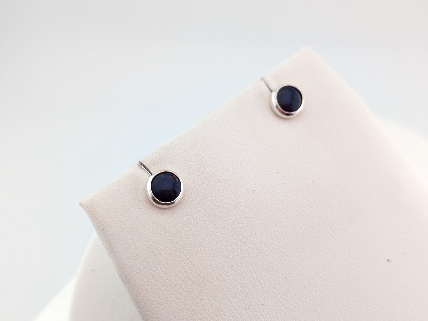 Midnight Colour Lab Opal Sterling Silver Studs