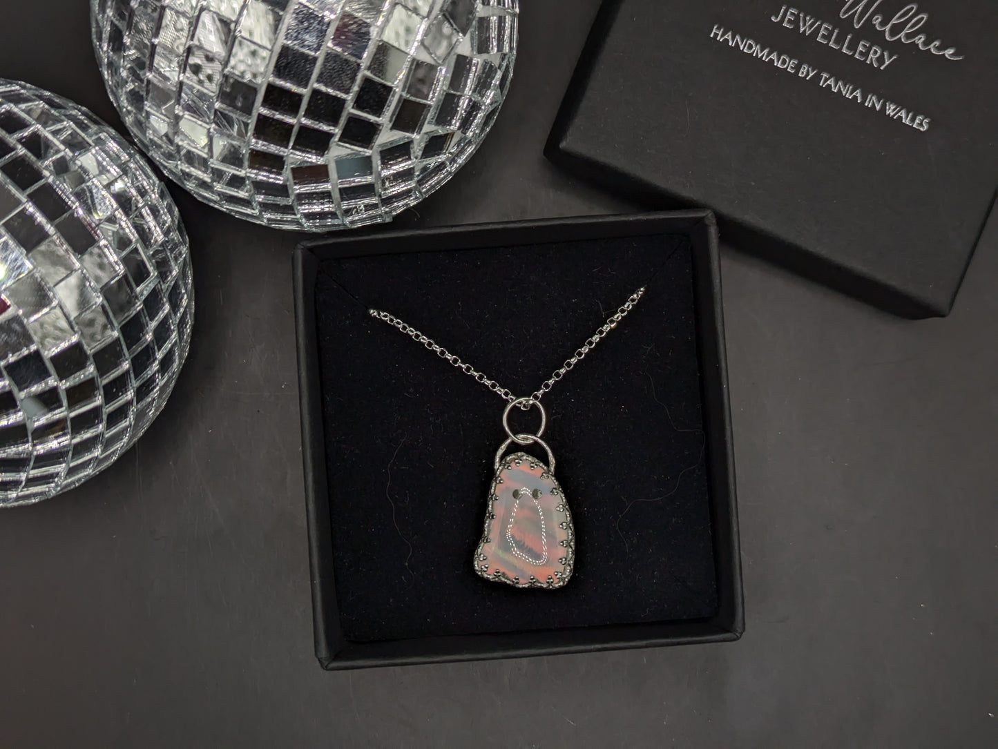 Aurora Opal Ghost Pendant