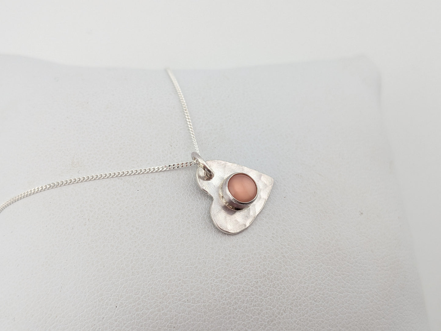 Mother of Pearl Heart Pendant