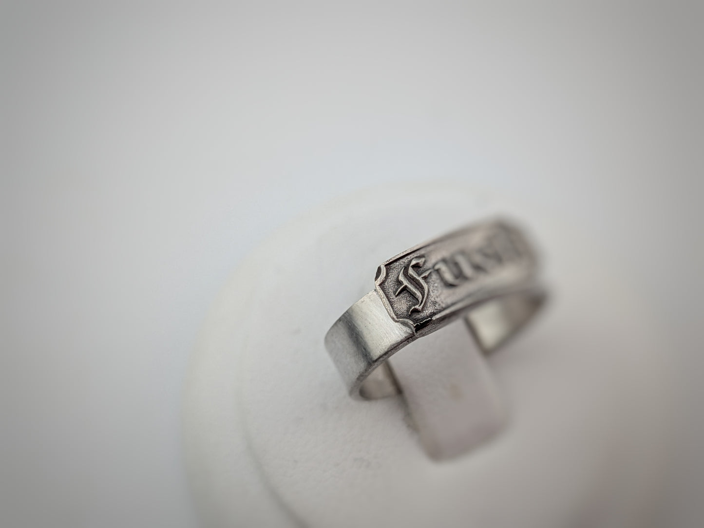Sterling Silver F*ck Ring