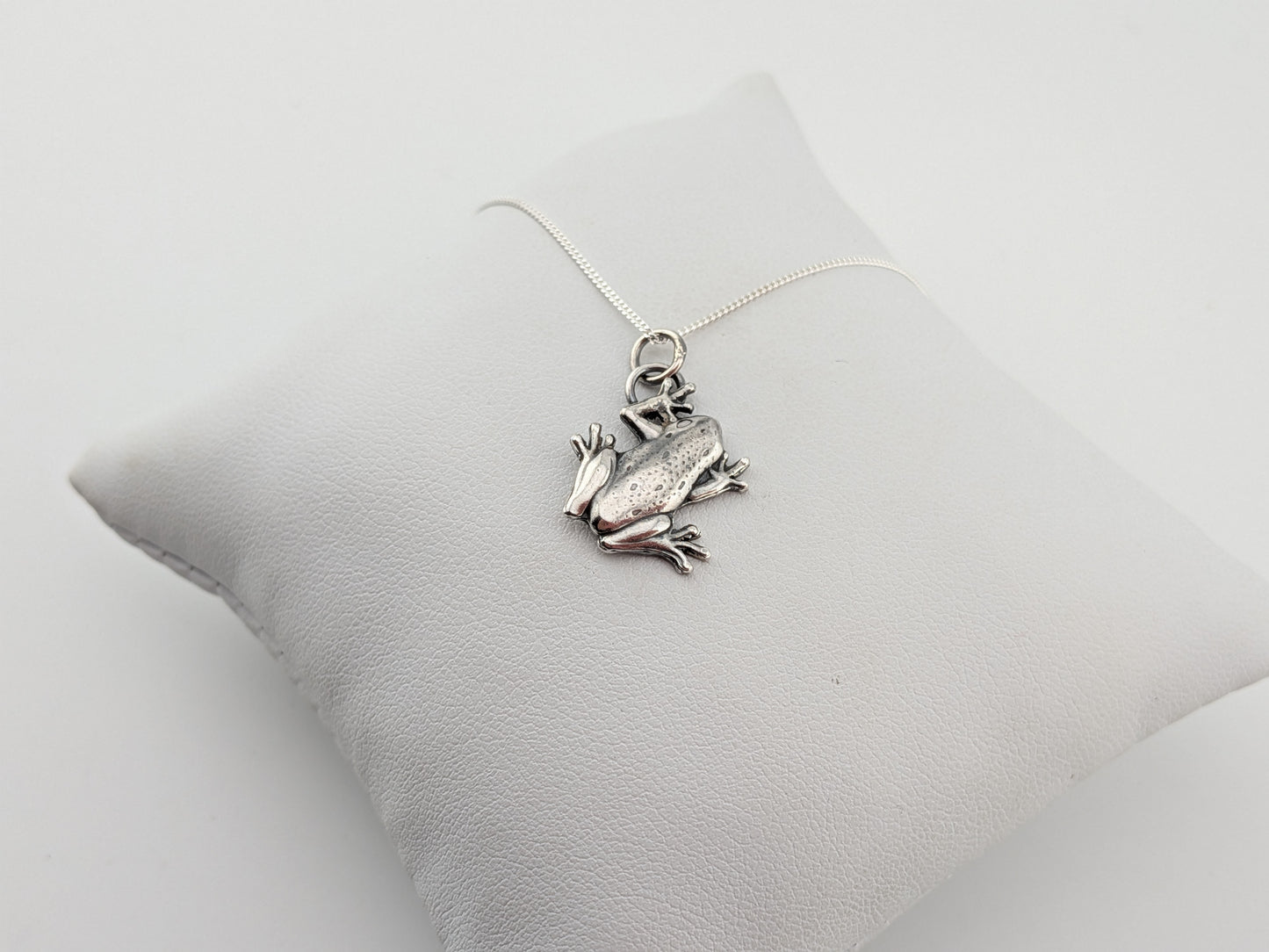 Sterling Silver Frog Pendant